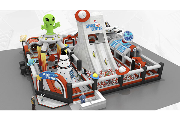 Space Themed inflatable Play Park